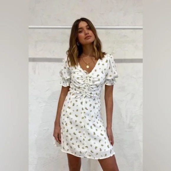 Faithfull The Brand Palma Dress Floral Print Size 10 - Picture 1 of 6